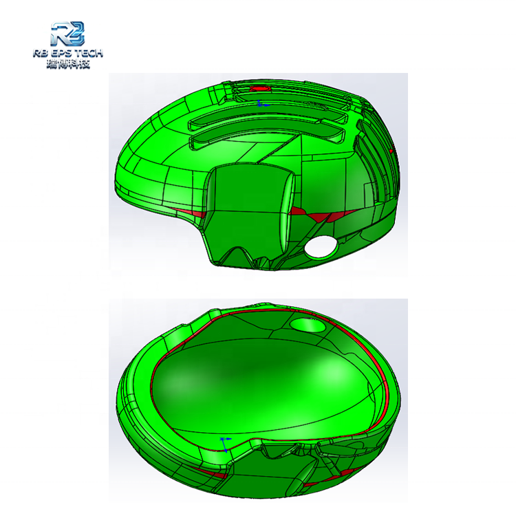 Custom EPS Expanded Polystyrene Bicycle Helmet Mold for Foam Shaping Machine